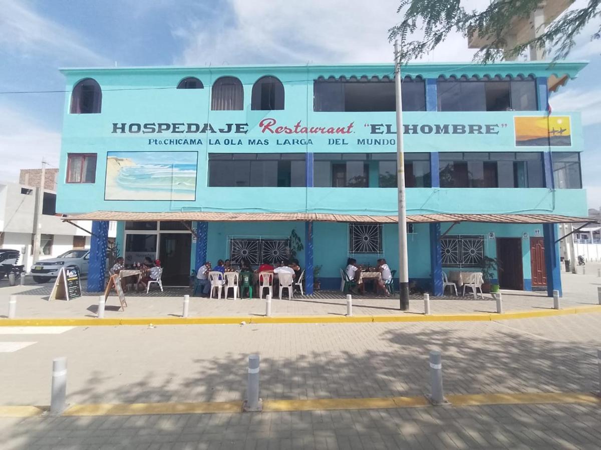 Hospedaje Restaurante El Hombre Puerto Chicama Kültér fotó