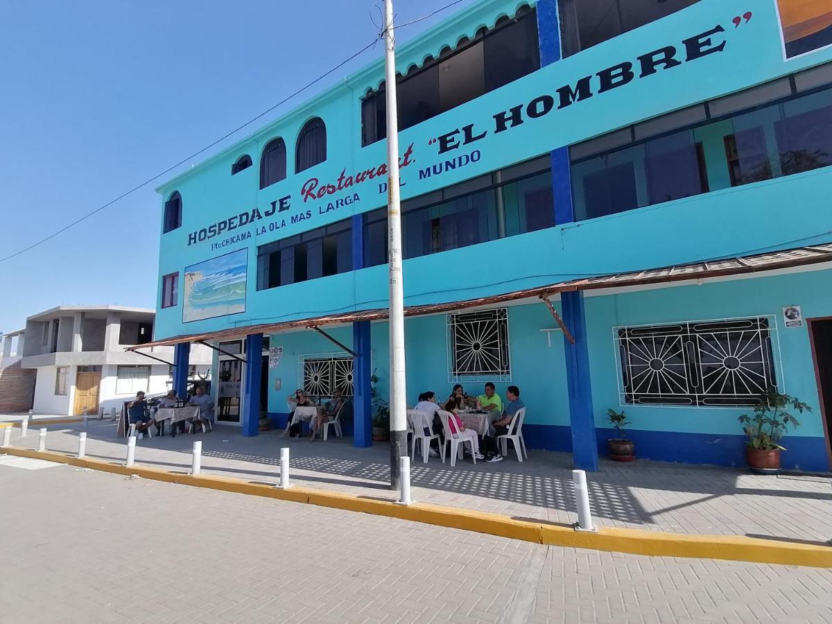Hospedaje Restaurante El Hombre Puerto Chicama Kültér fotó